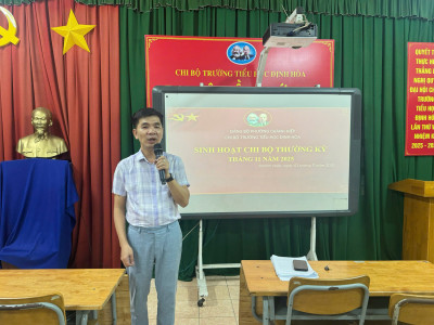 Sinh hoạt chi bộ tháng 11-2025