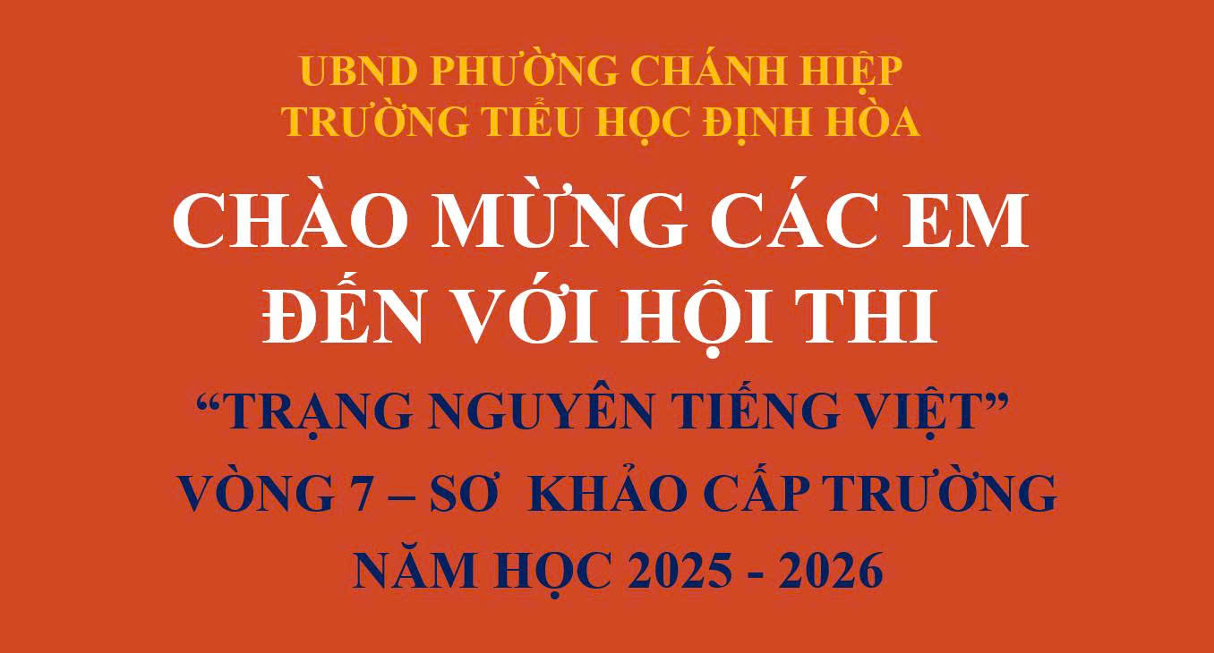 Hội thi "Trạng nguyên tiếng Việt" vòng trường